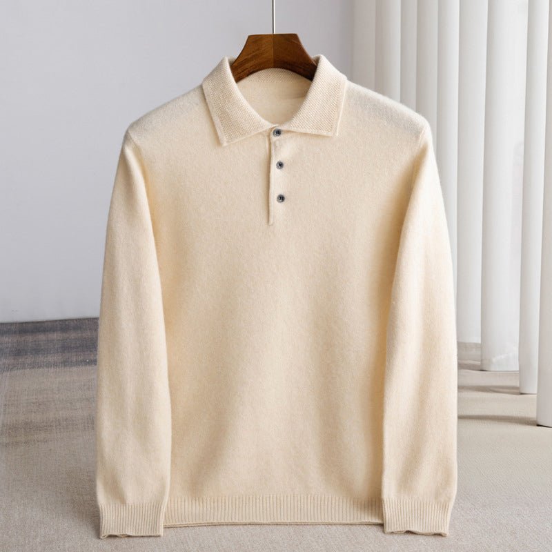 Hardfell | Clark knitted polo sweater