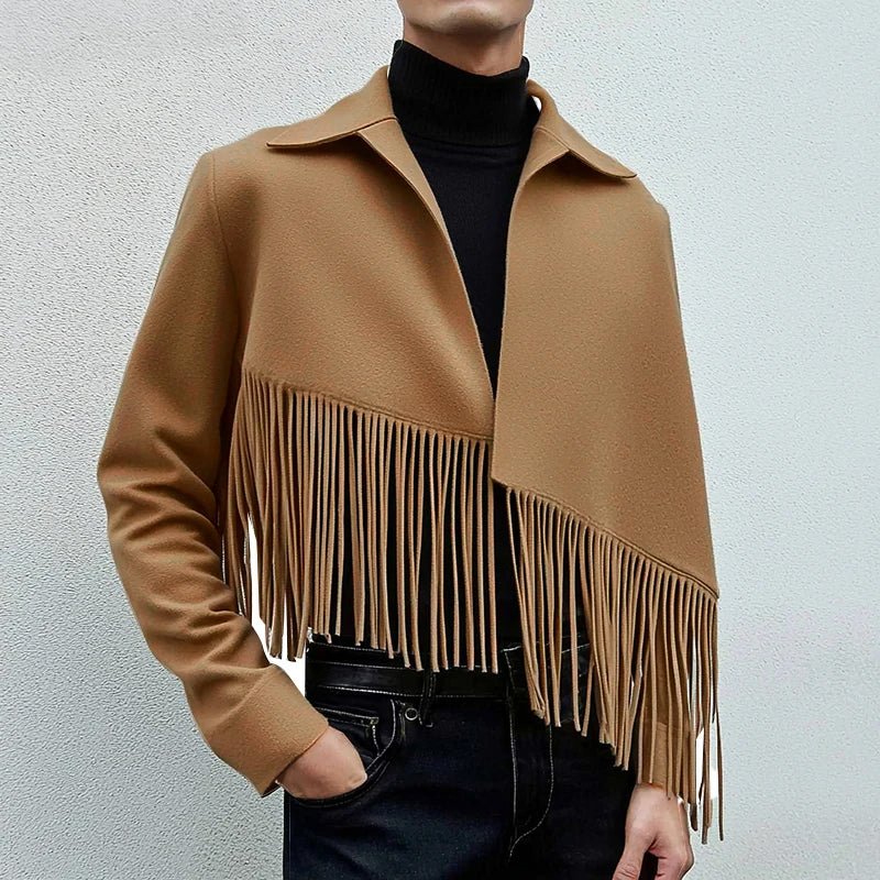 Hardfell | Clark jacket in wool with tassels