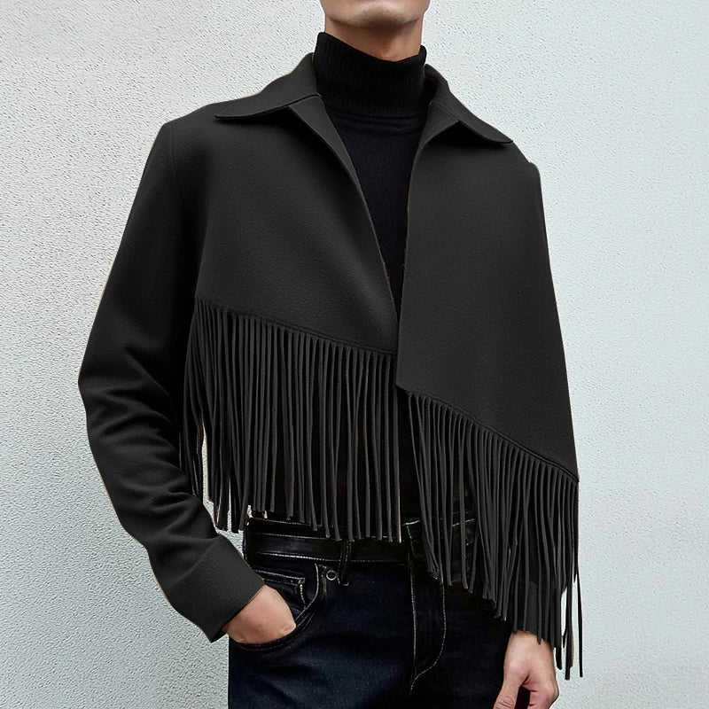 Hardfell | Clark jacket in wool with tassels