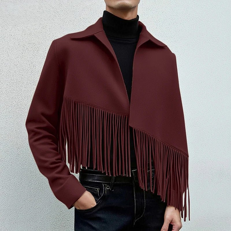 Hardfell | Clark jacket in wool with tassels