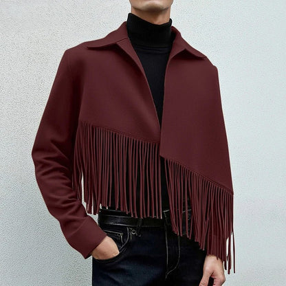 Hardfell | Clark jacket in wool with tassels