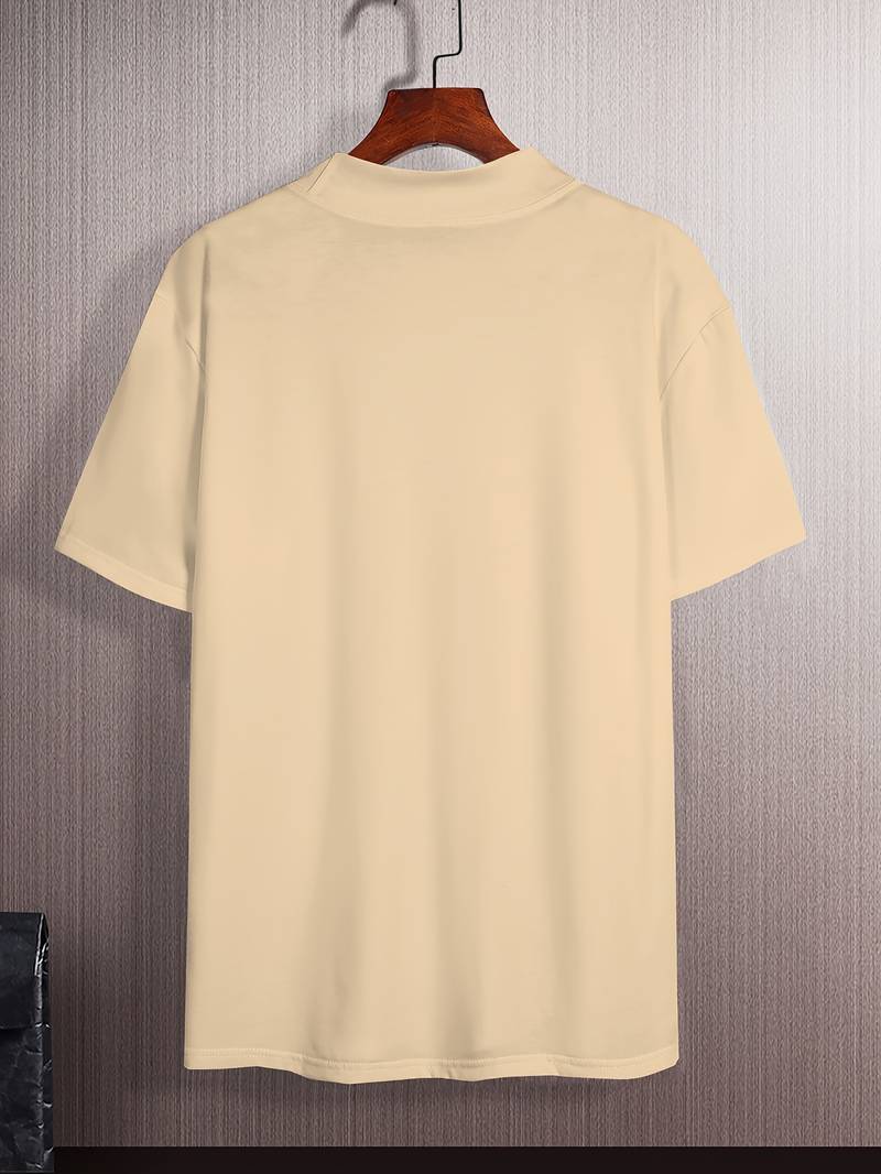Hardfell | Caleb - elegant t-shirt with high collar