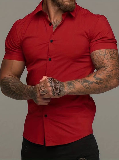 Hardfell | Oliver - casual short sleeve shirt for men