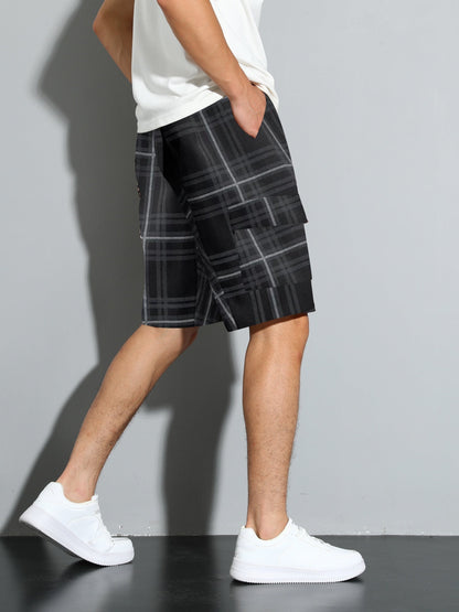 Hardfell | Casual plaid beach shorts