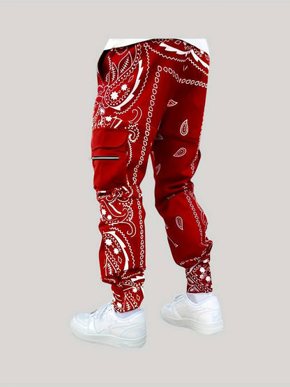 Hardfell | Jacob - cargo pants with pattern print for men