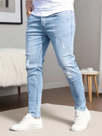 Hardfell | Ethan - skinny jeans with rips for spring