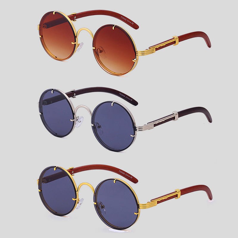 Hardfell | Retro round sunglasses