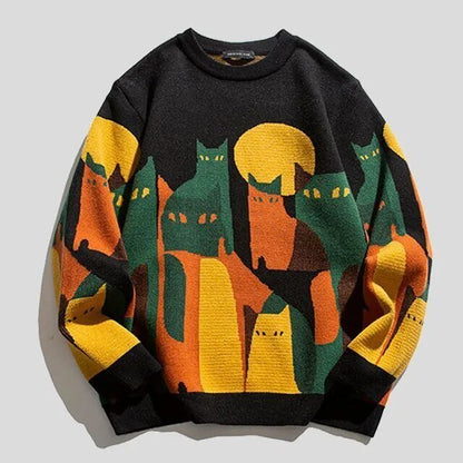 Hardfell | Unisex sweatshirt with cat