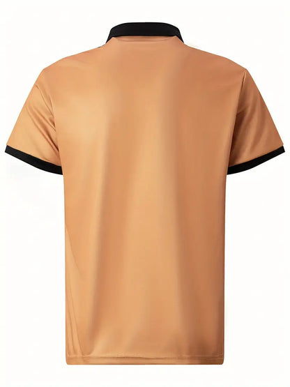 Hardfell | Atticus - regular-fit golf shirt with color block for spring