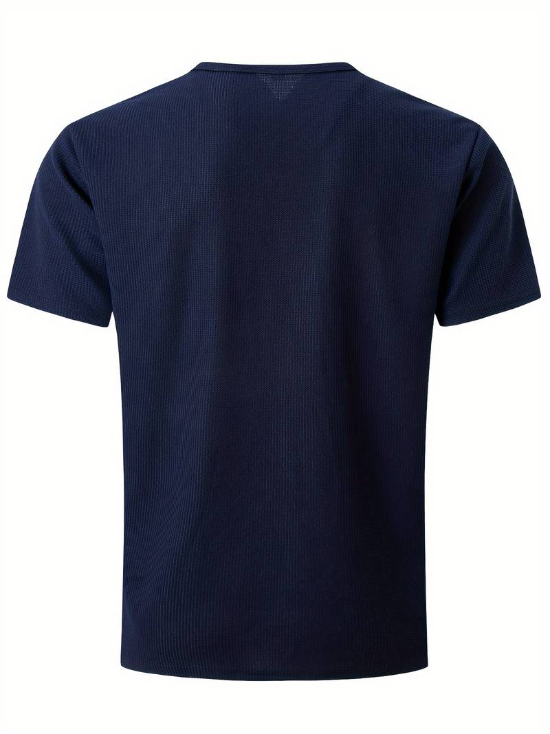 Hardfell | Kevin - casual waffle short sleeve shirt for men