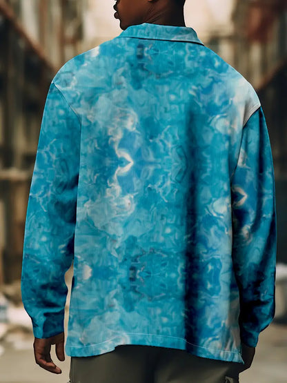 Hardfell | Benjamin - batik long sleeve shirt