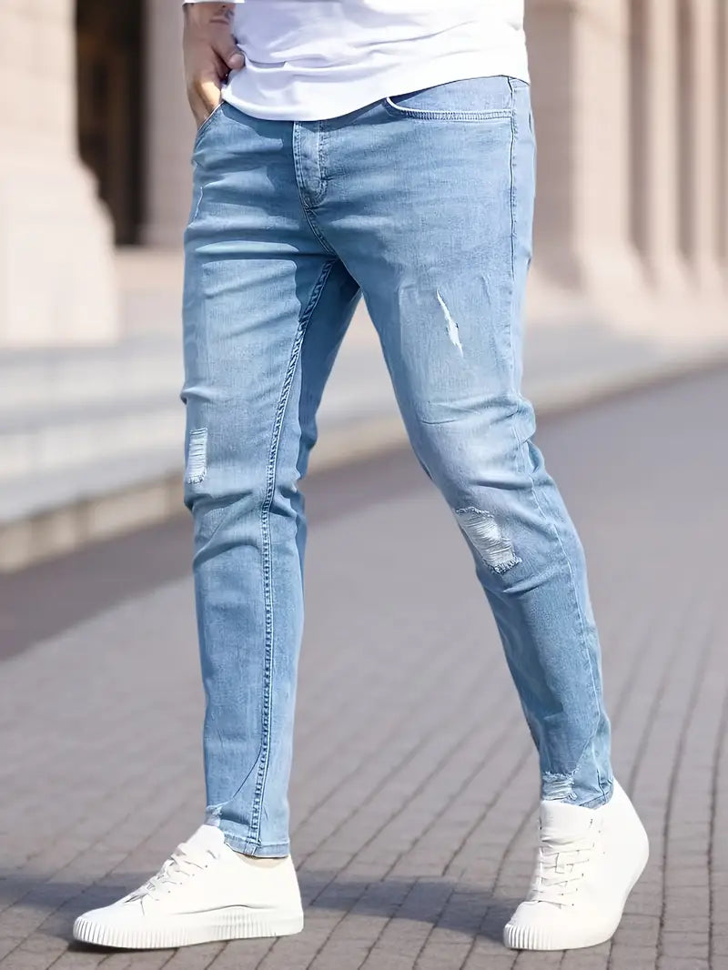 Hardfell | Ethan - skinny jeans with rips for spring
