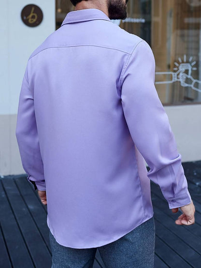 Hardfell | Alexander - color block long sleeve shirt for men