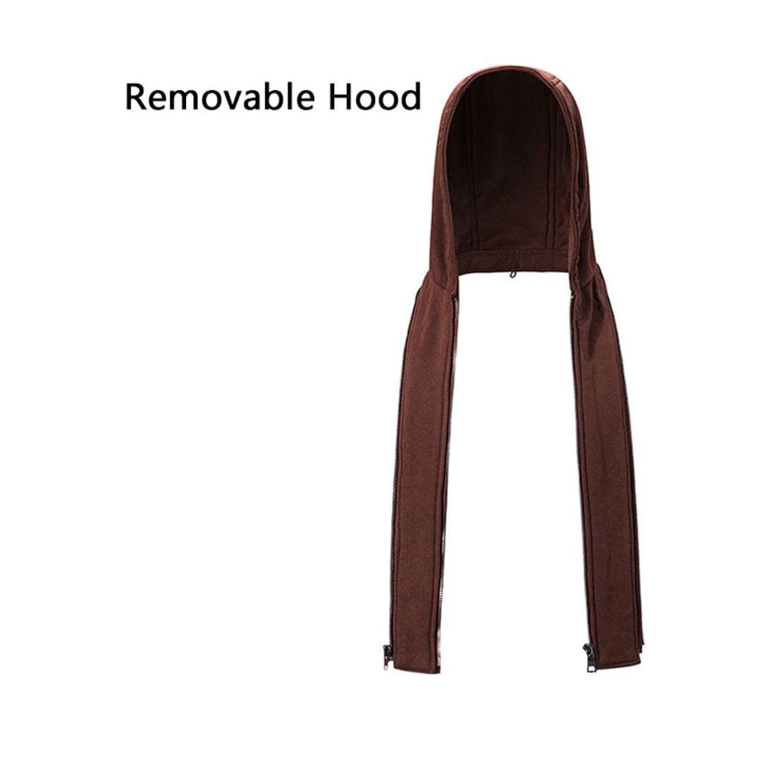 Hardfell | Leather jacket with hood