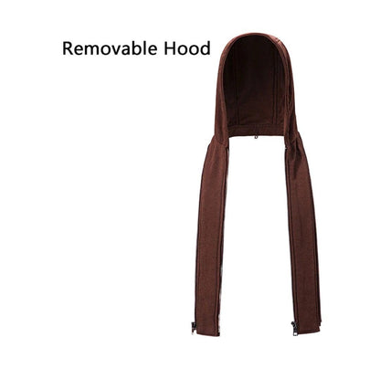 Hardfell | Leather jacket with hood