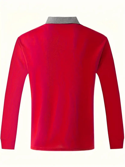 Hardfell | Ethan - classic long sleeve polo shirt for spring