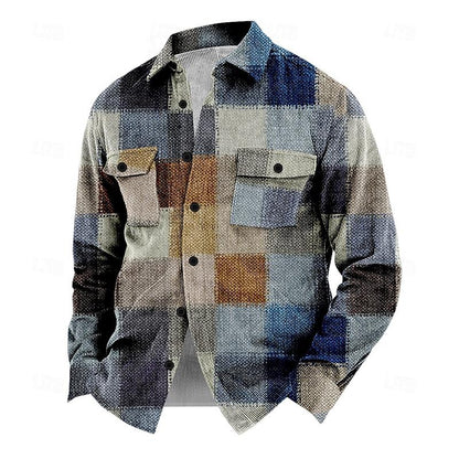 Hardfell | Vintage-style corduroy shirt jacket for men