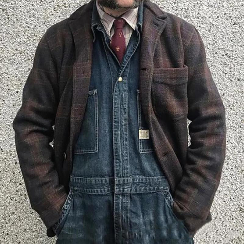 Hardfell | Retro plaid jacket for men