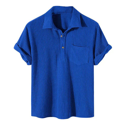 Hardfell | Loose shirt in waffle design for the summer