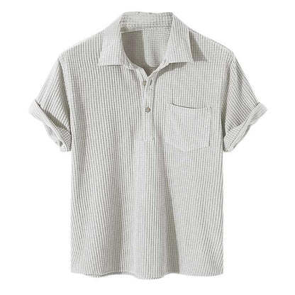 Hardfell | Loose shirt in waffle design for the summer