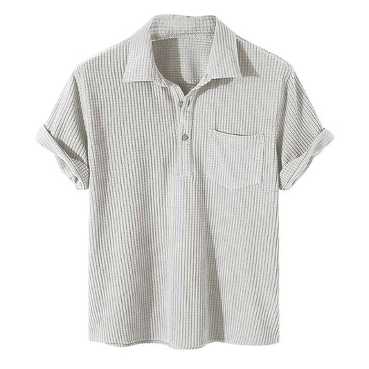 Hardfell | Loose shirt in waffle design for the summer