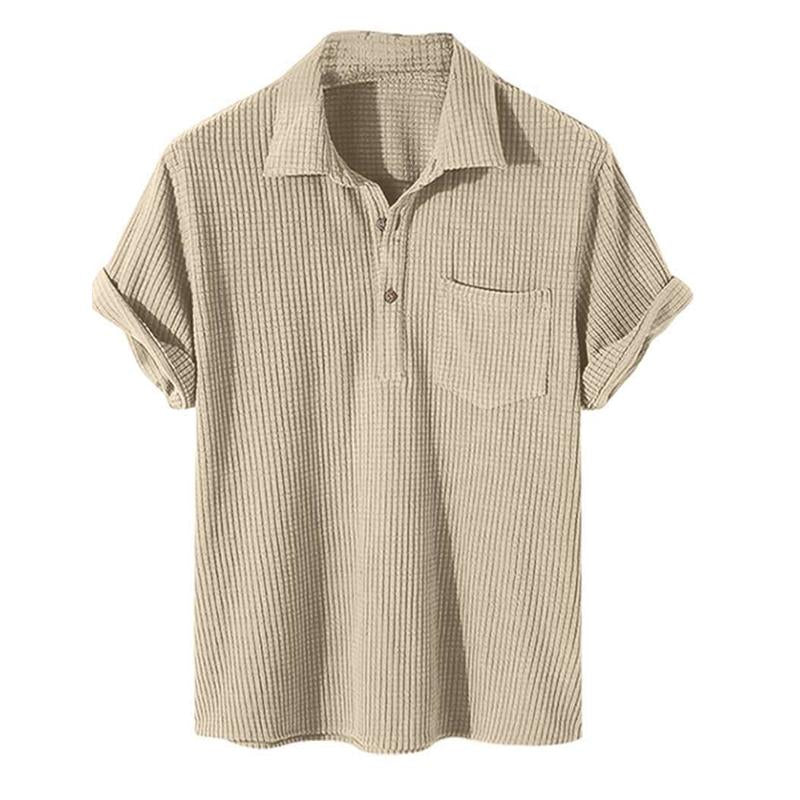 Hardfell | Loose shirt in waffle design for the summer