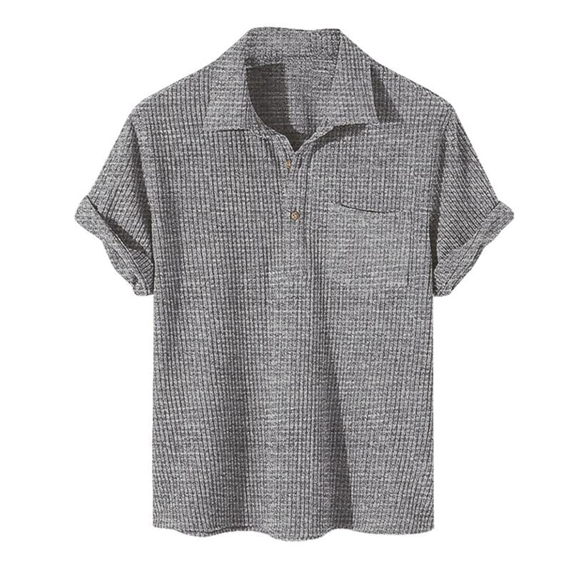 Hardfell | Loose shirt in waffle design for the summer