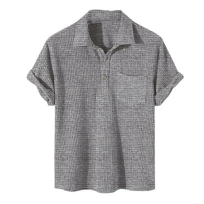 Hardfell | Loose shirt in waffle design for the summer