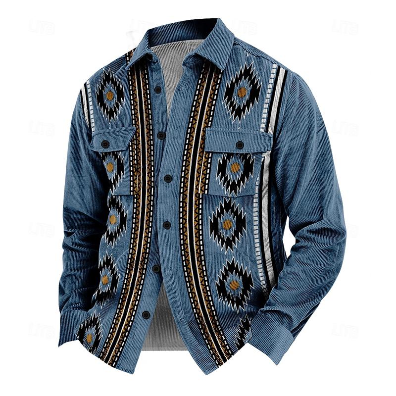 Hardfell | Vintage-style corduroy shirt jacket for men