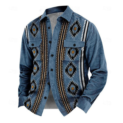 Hardfell | Vintage-style corduroy shirt jacket for men