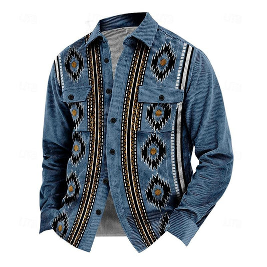 Hardfell | Vintage-style corduroy shirt jacket for men