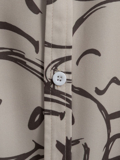 Hardfell | Beige shirt with character print