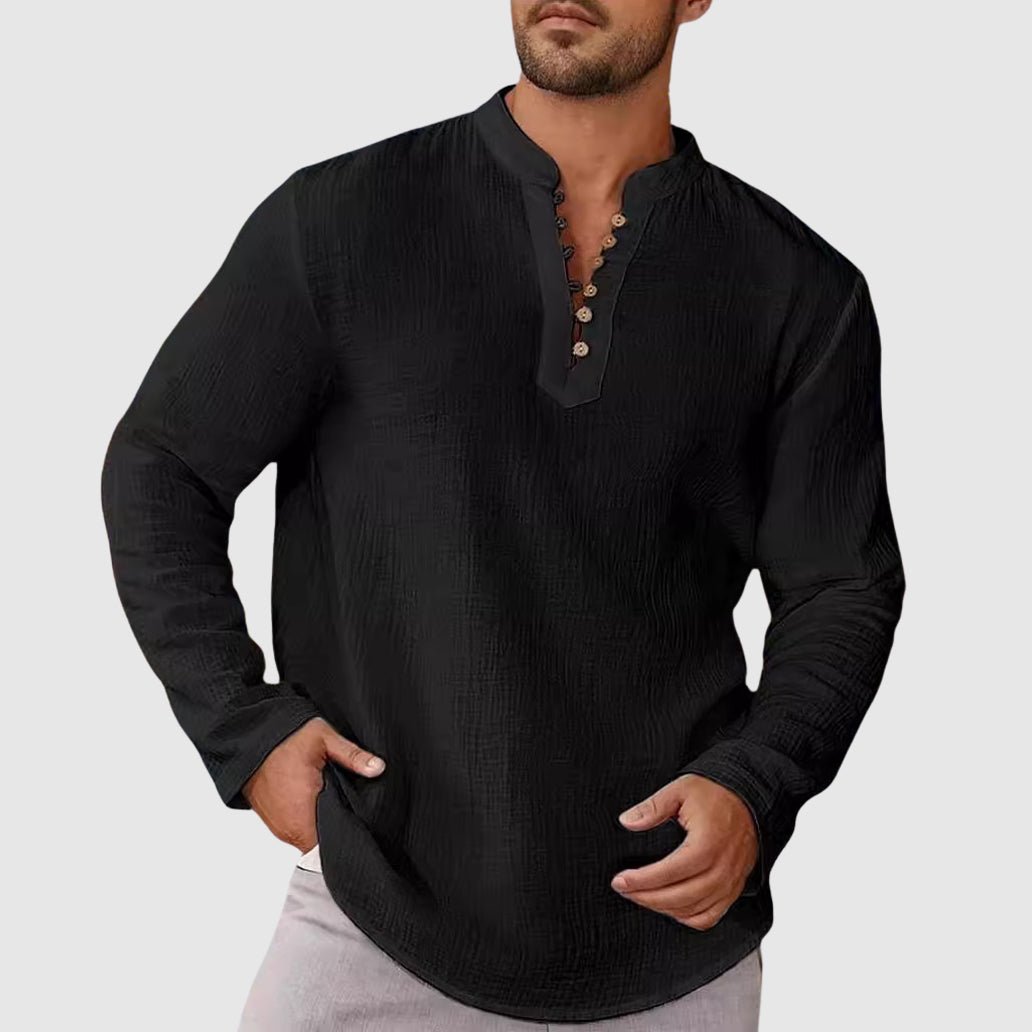 Hardfell | Navy Shirt by Charles Harrington