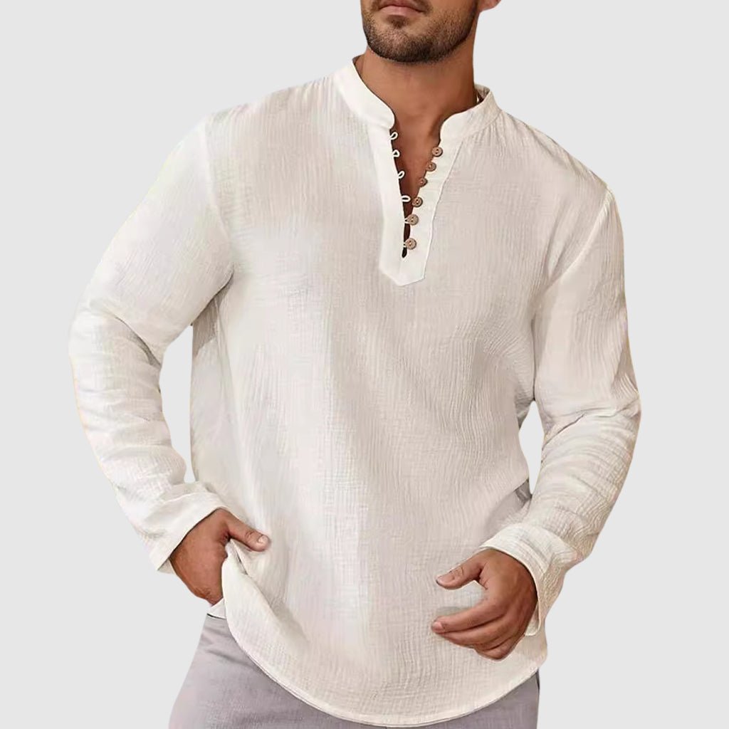 Hardfell | Navy Shirt by Charles Harrington