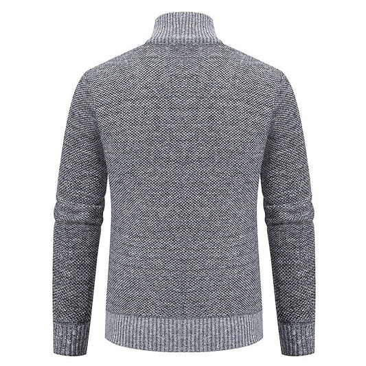 Hardfell | Stylish zipper knit sweater for men (Italian design)