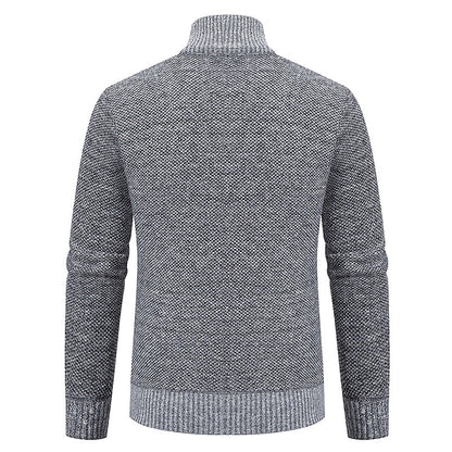 Hardfell | stylish zipper knit sweater for men (italian design)