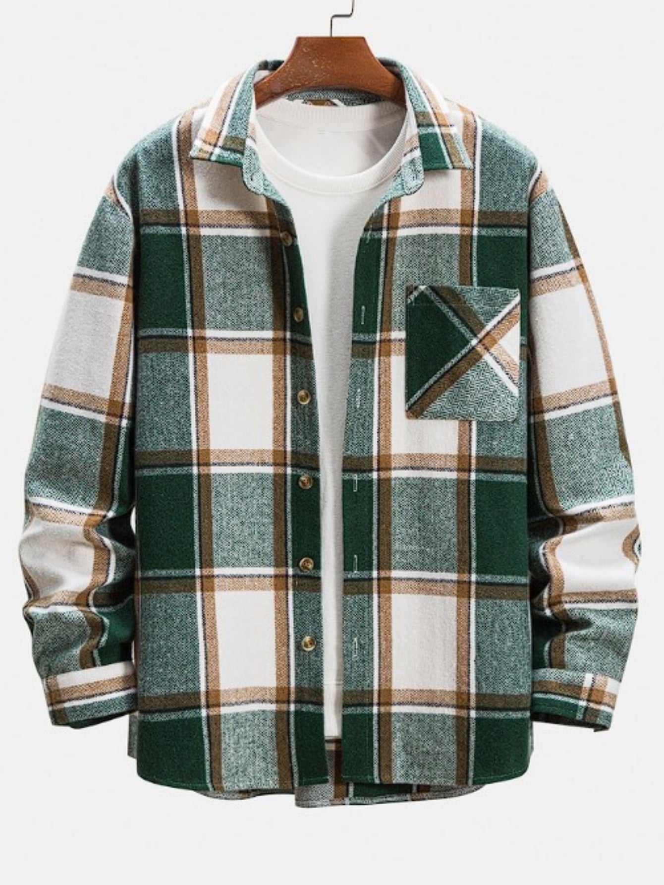 Hardfell | Fashionable check winter jacket for men