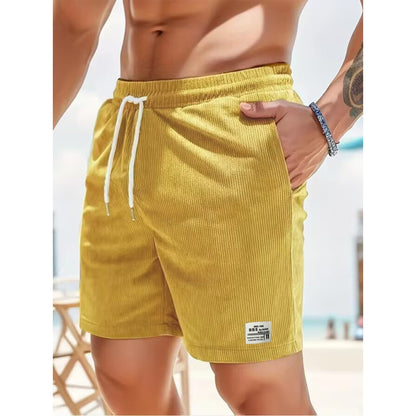 Hardfell | Azure casual shorts for men with large pockets