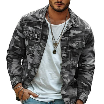 Hardfell | Retro camouflage jacket for men