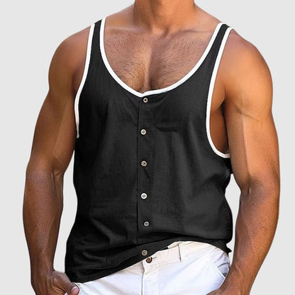 Hardfell | Tailors Buttoned tank top