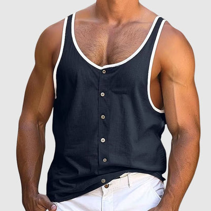 Hardfell | Tailors Buttoned tank top