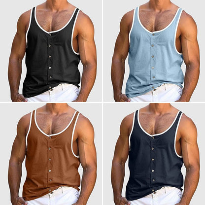 Hardfell | Tailors Buttoned tank top