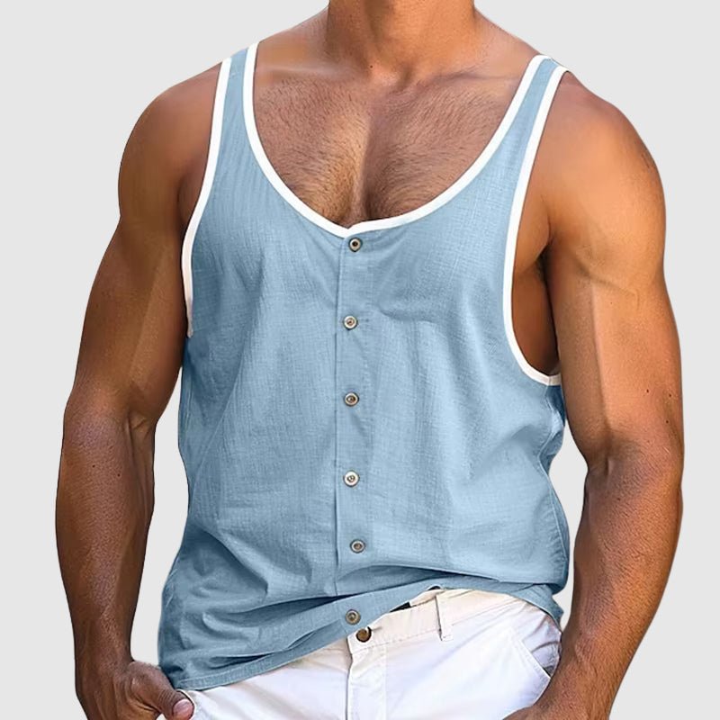 Hardfell | Tailors Buttoned tank top