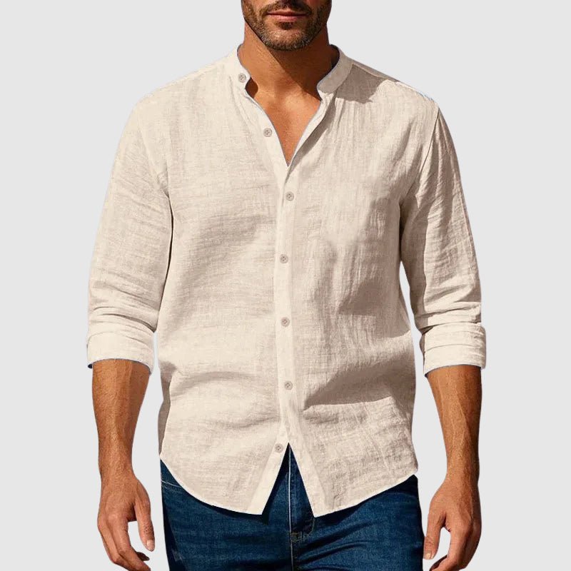 Hardfell | Tailors Henley linen shirt