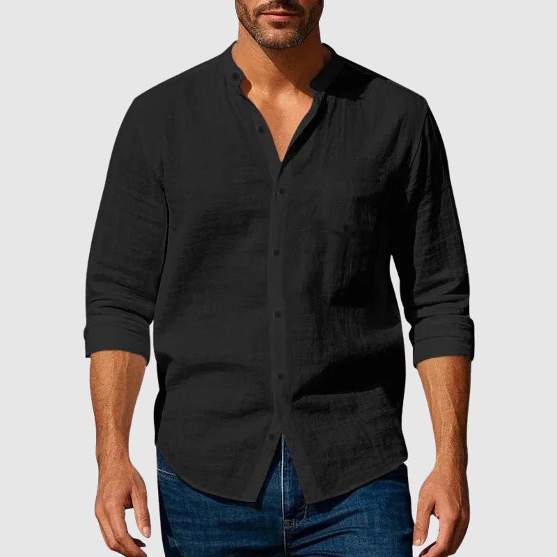 Hardfell | Tailors Henley linen shirt