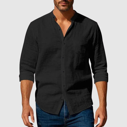 Hardfell | Tailors Henley linen shirt