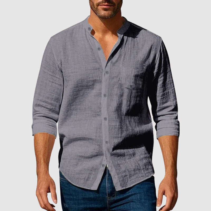 Hardfell | Tailors Henley linen shirt