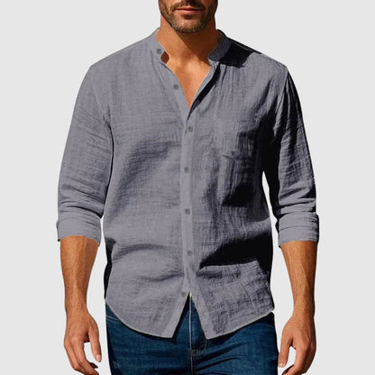 Hardfell | Tailors Henley linen shirt