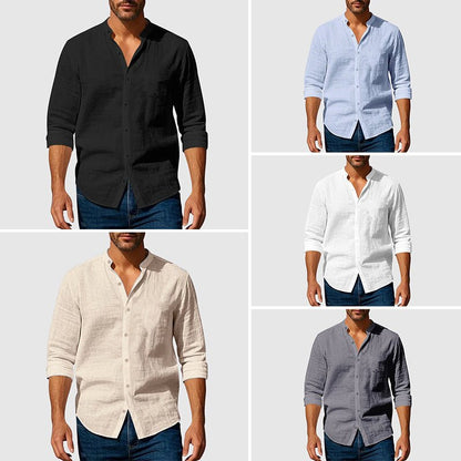Hardfell | Tailors Henley linen shirt