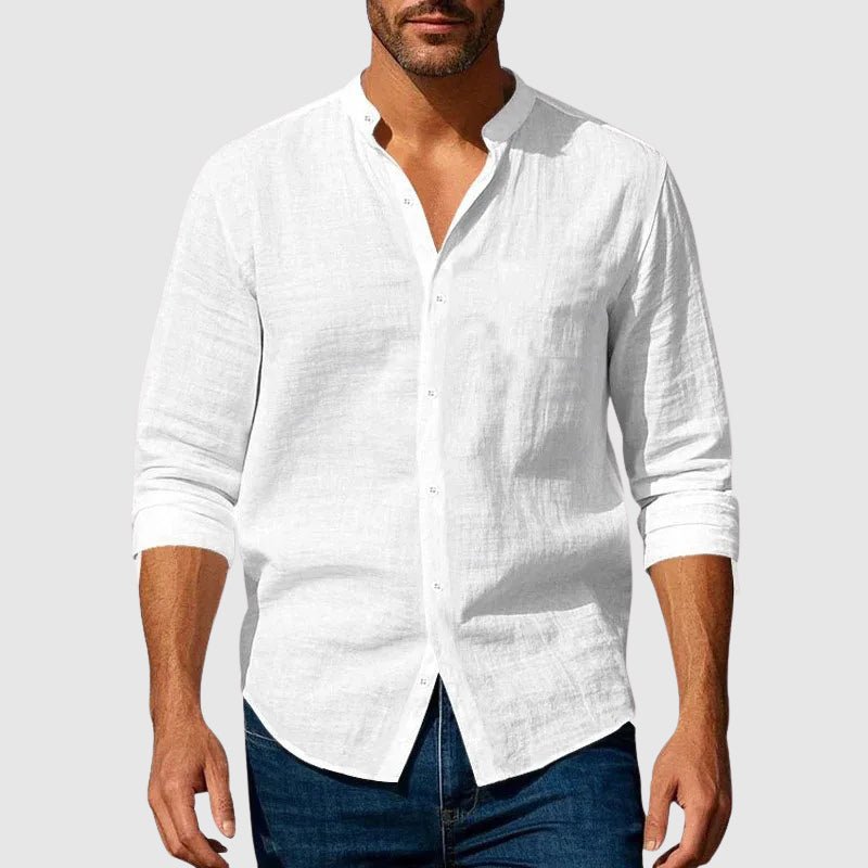 Hardfell | Tailors Henley linen shirt
